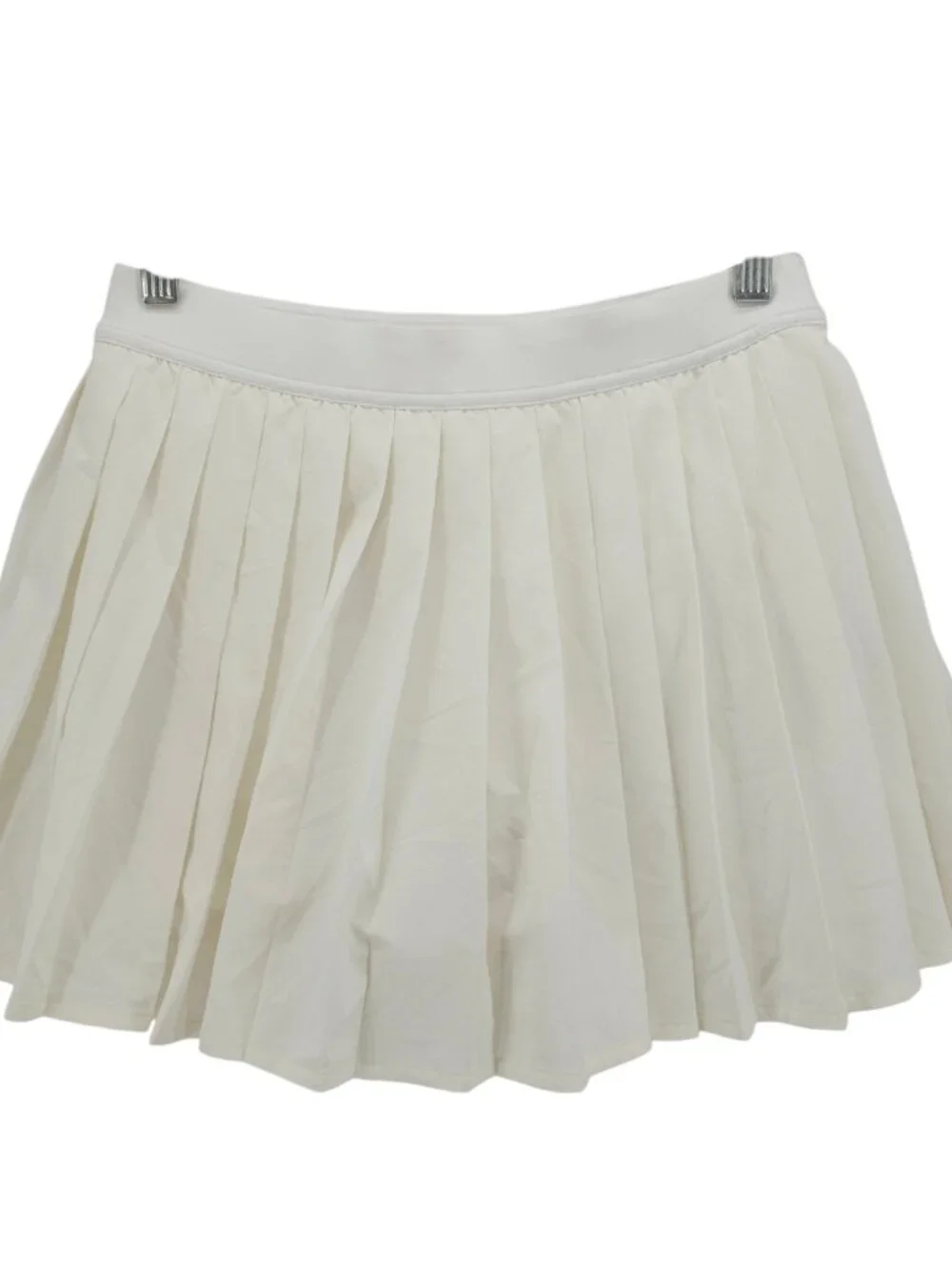 LULULEMON High Rise Pleated Tennis Skirt Skort White Size 6